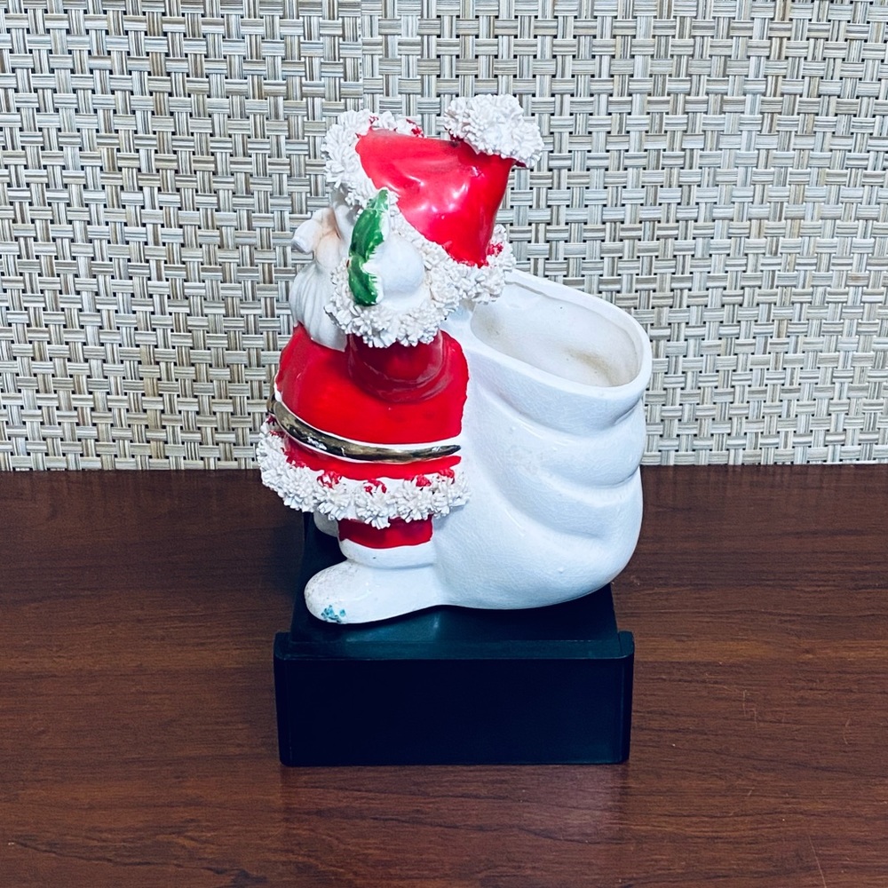 🎄🌟HP🌟VTG 1950s Spaghetti Santa Planter Vase Japan - Picture 4 of 8